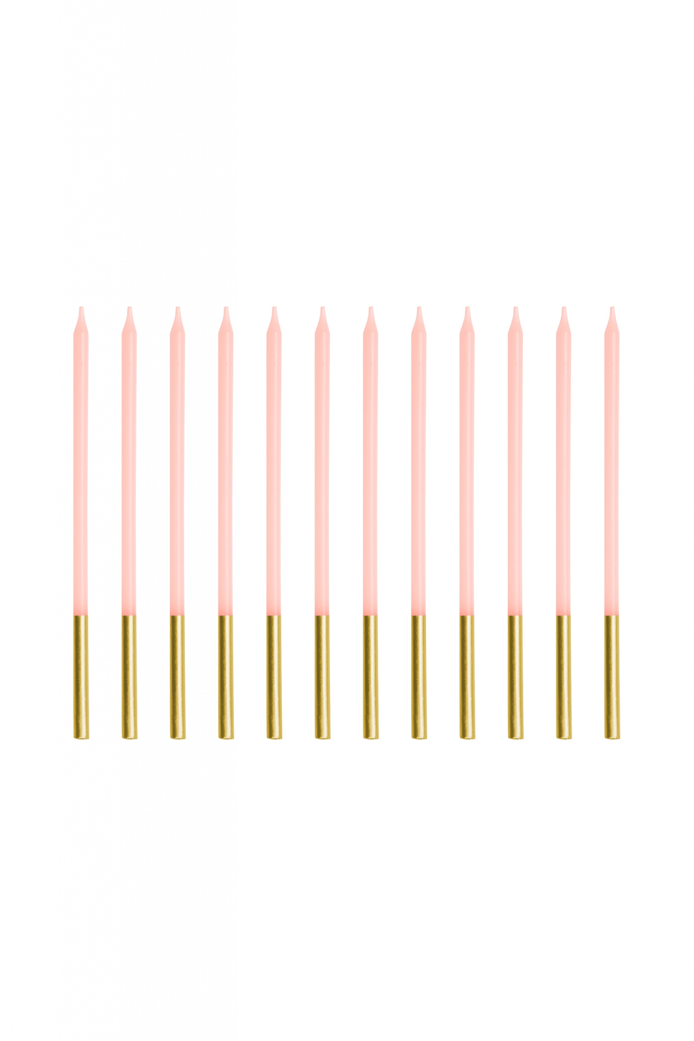 Plain birthday candles 14 cm