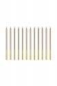 Plain birthday candles 14 cm