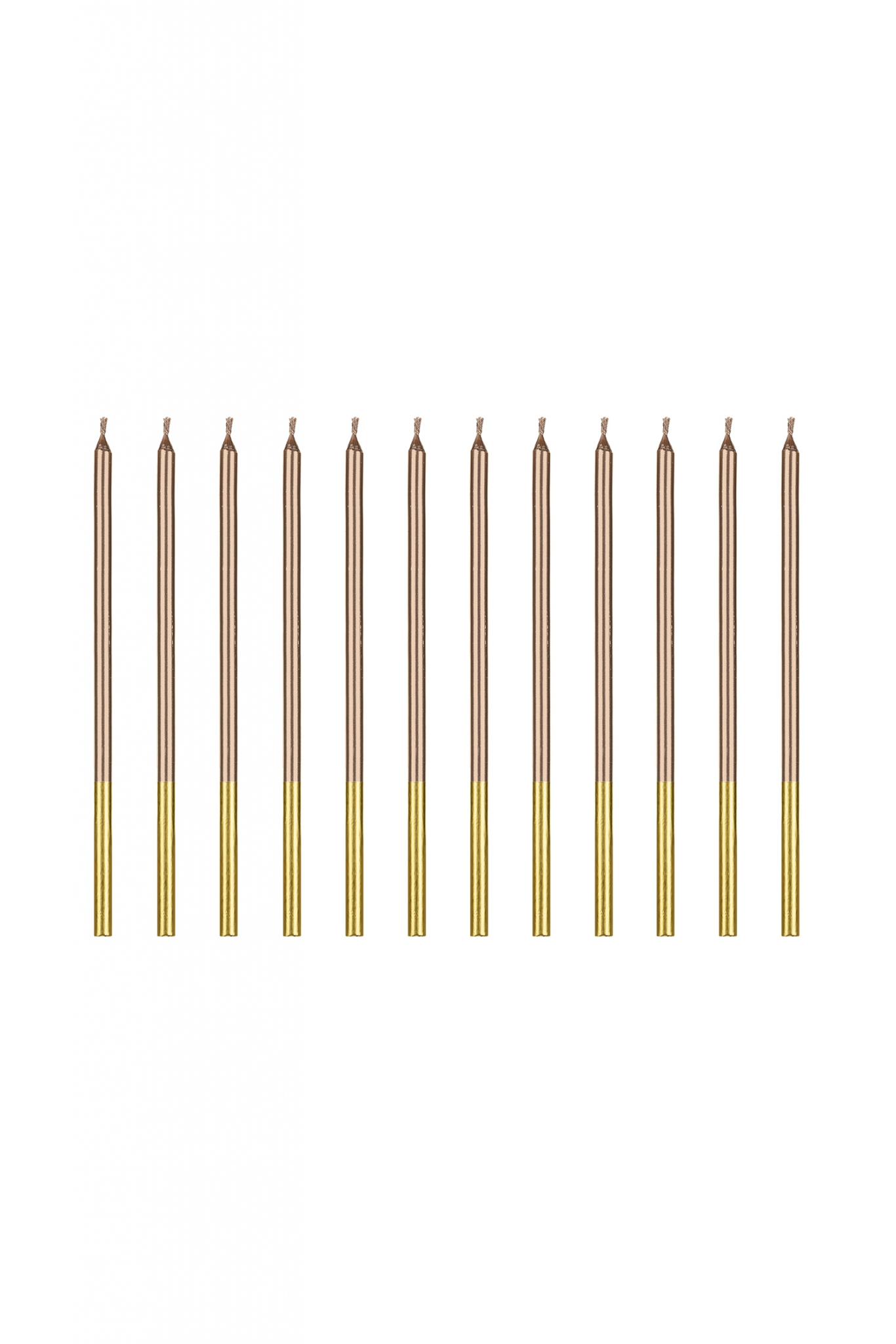 Plain birthday candles 14 cm