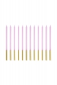 Plain birthday candles 14 cm