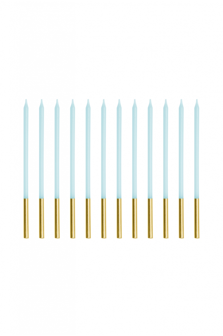 Plain birthday candles 14 cm