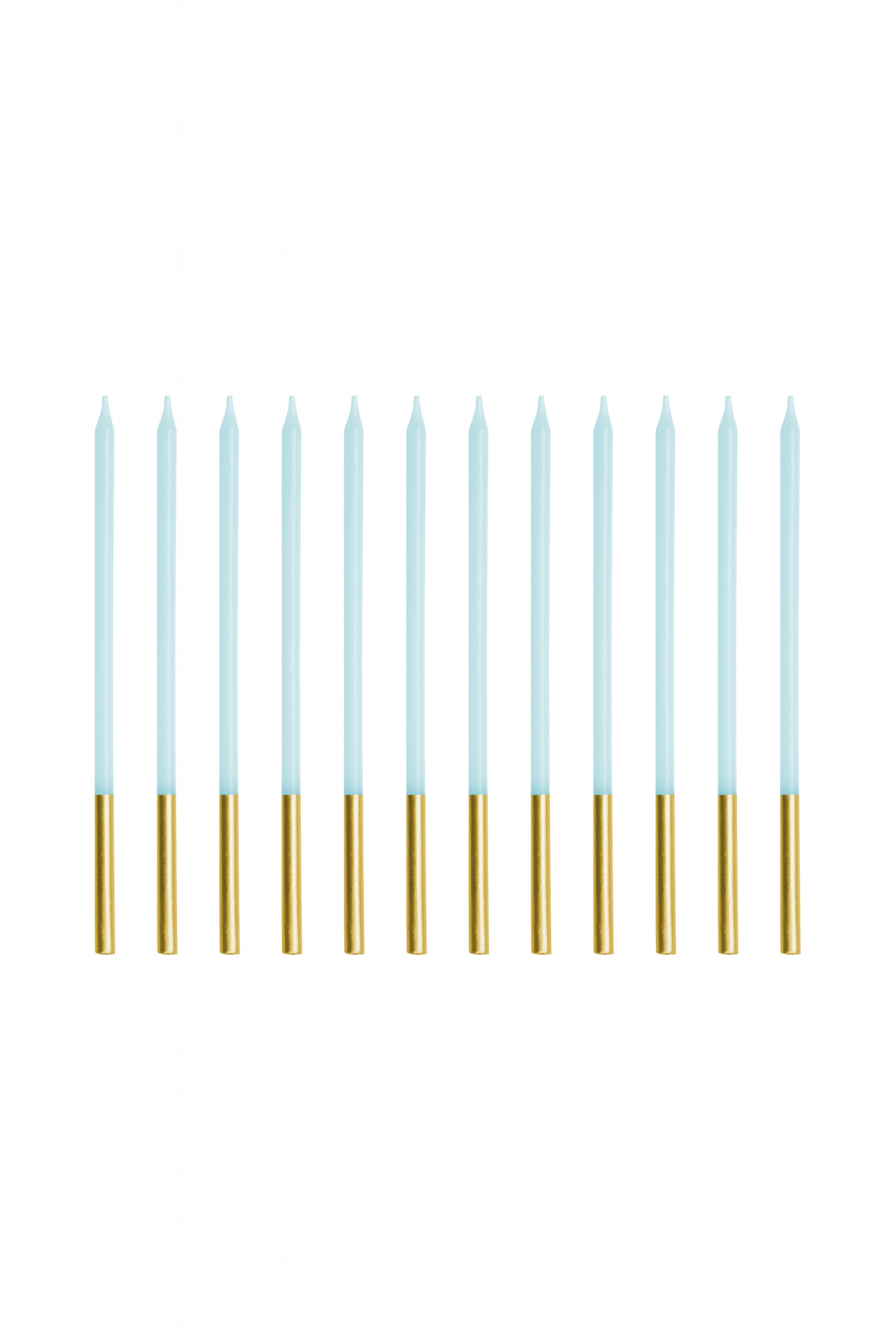 Plain birthday candles 14 cm