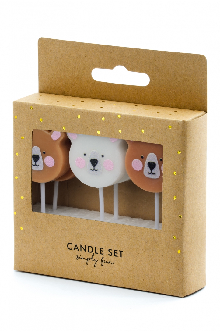 Birthday candles Bear