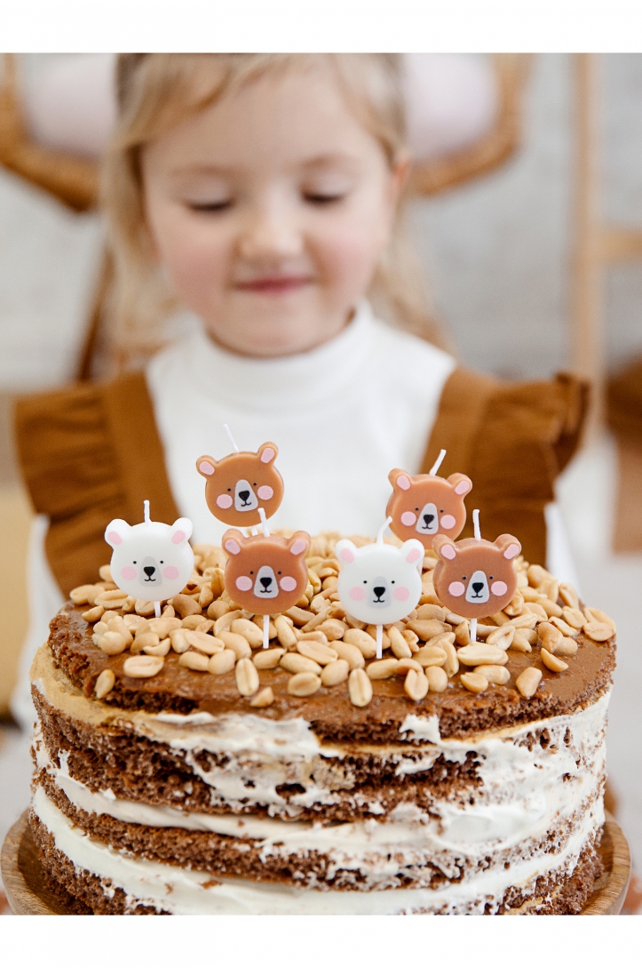 Birthday candles Bear