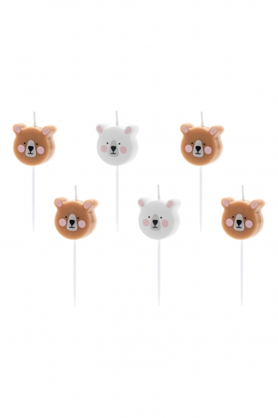 Świeczki urodzinowe Miś