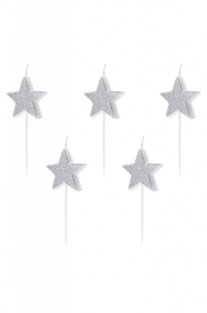 Birthday candles Stars