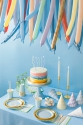 Twisted birthday candles