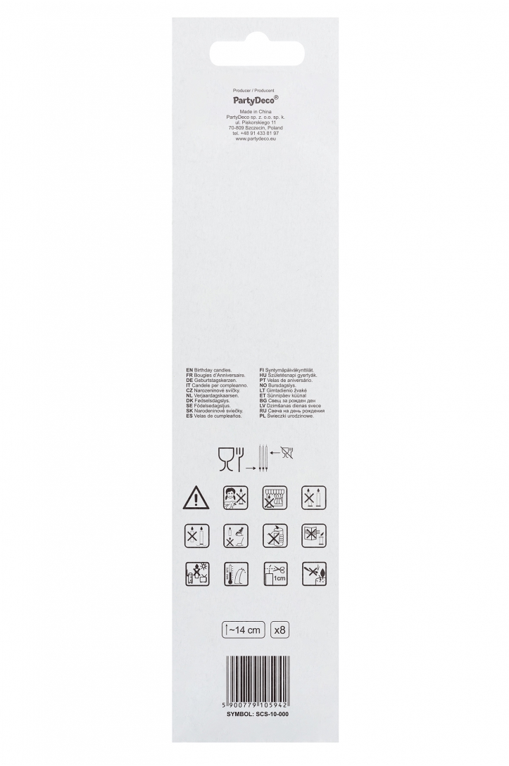 Gedrecht Geburtstagskerzen