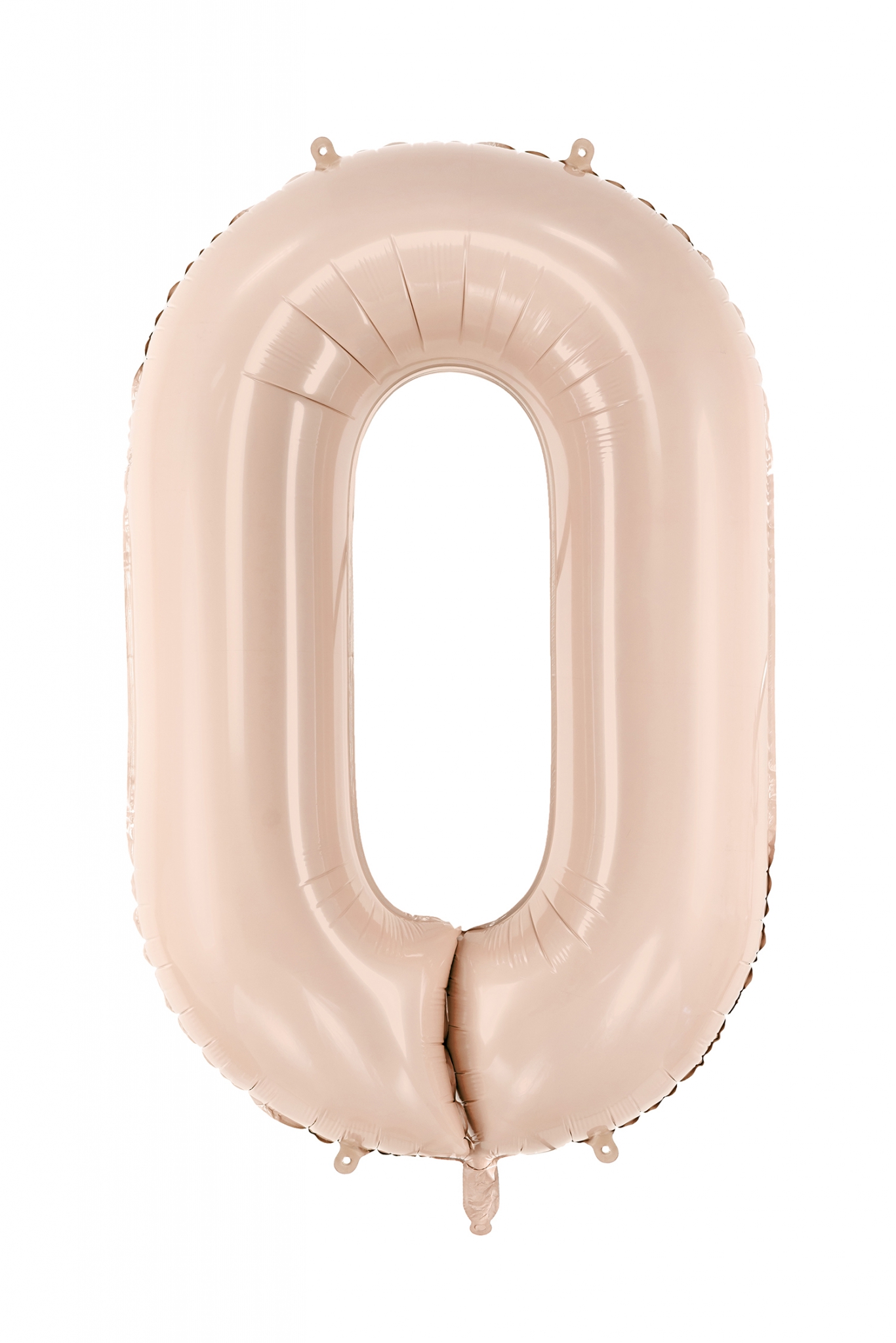 Foil Balloon Number Beige
