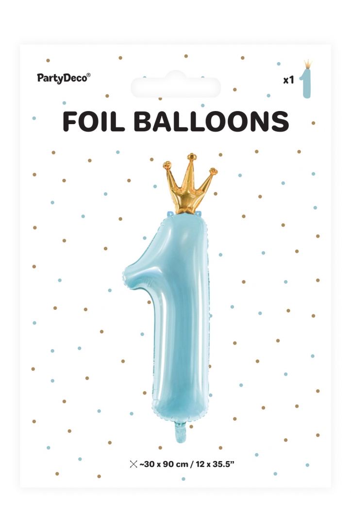 Foil Balloon Number 1 Pink