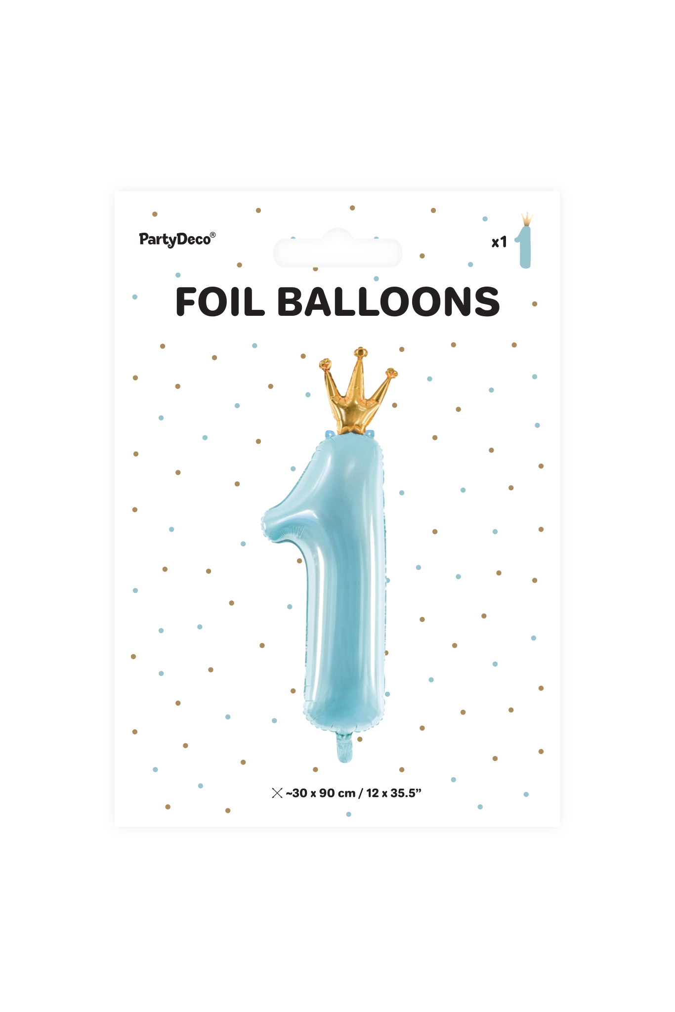 Balon foliowy Cyfra 1 Różowy