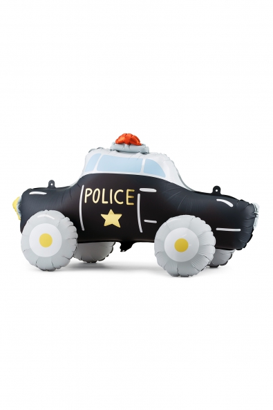 Standing Foil Balloon Police Car
