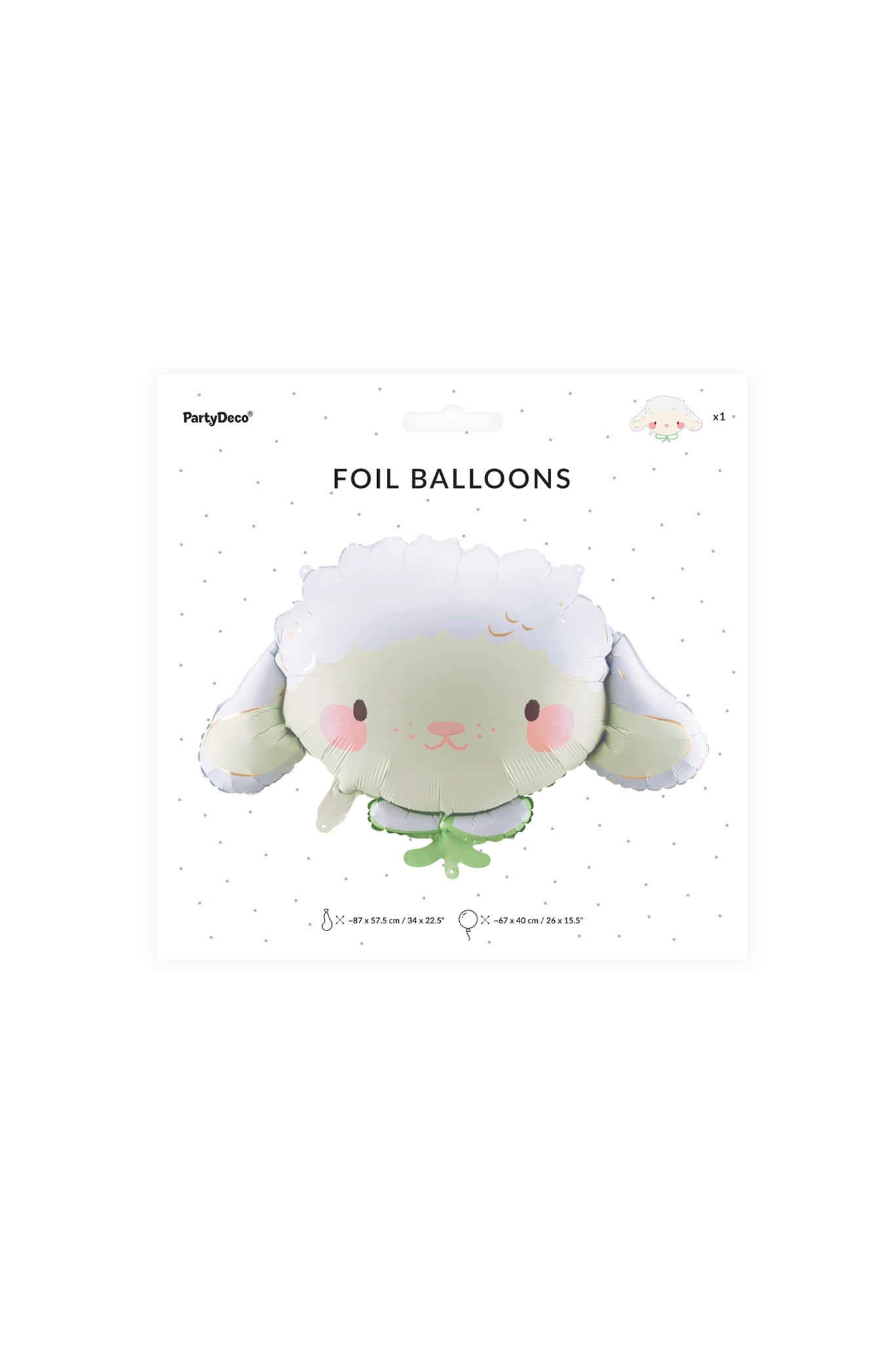 Foil Balloon Sheep