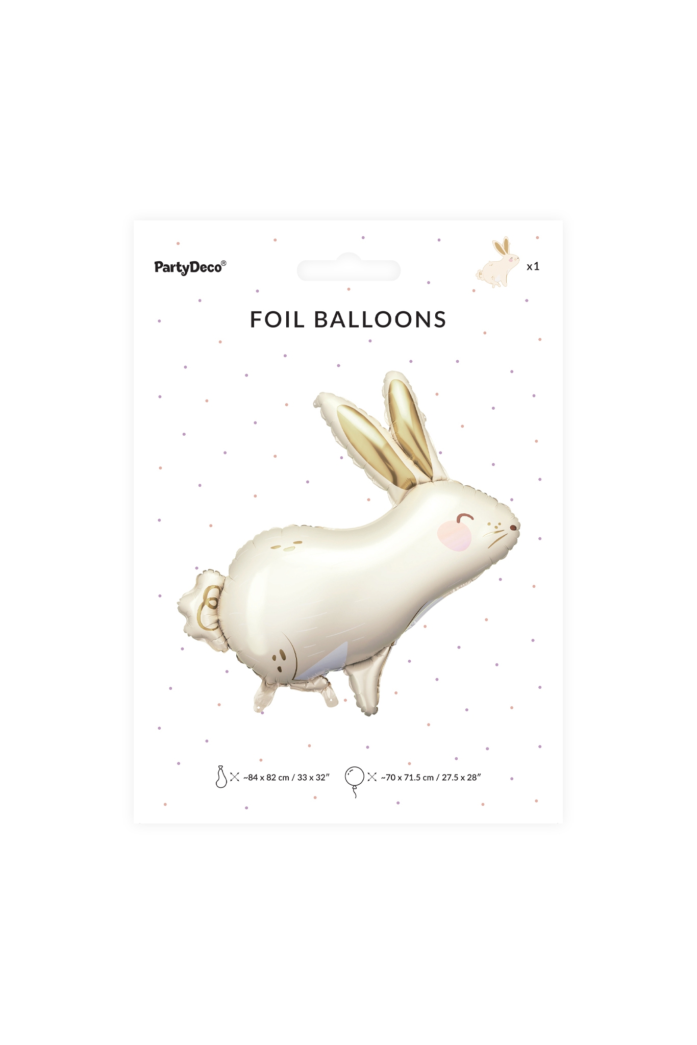 Foil Balloon Bunny