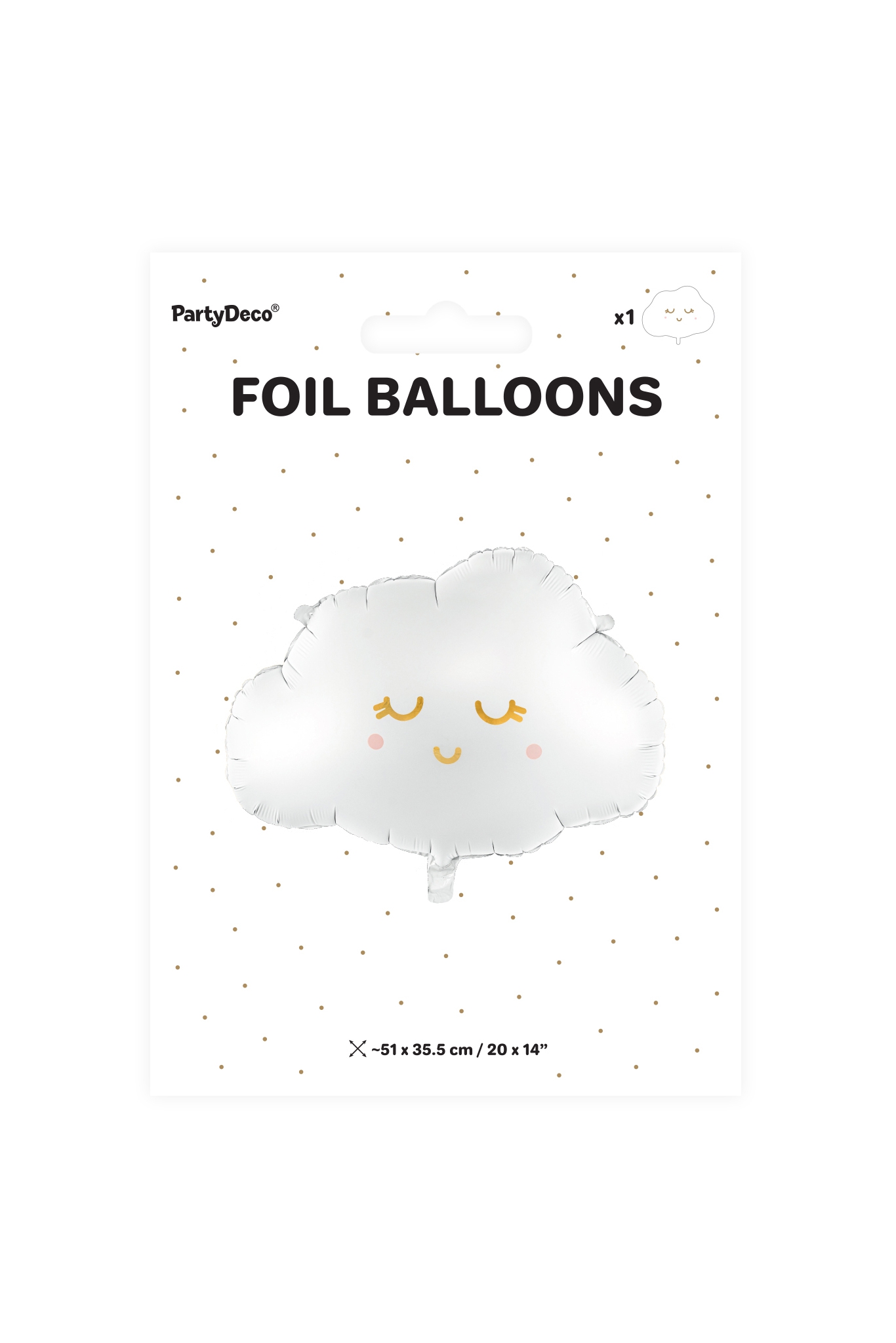 Folienballon Wolke