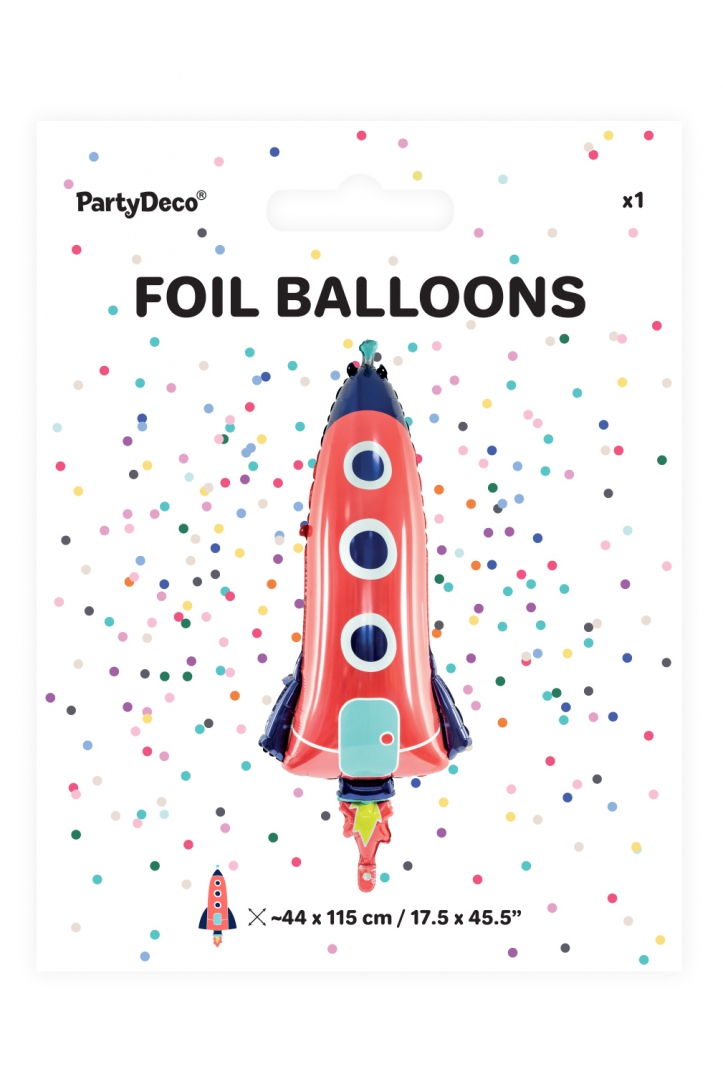 Folienballon Rakete