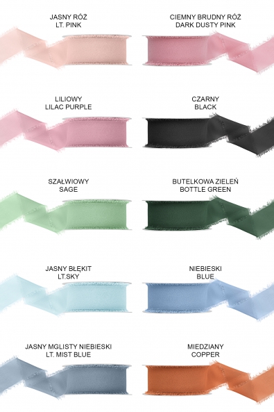 Chiffon ribbon 40mm/10m