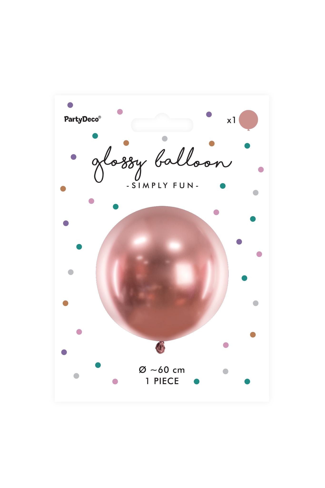 Balon okrągły Glossy 60cm