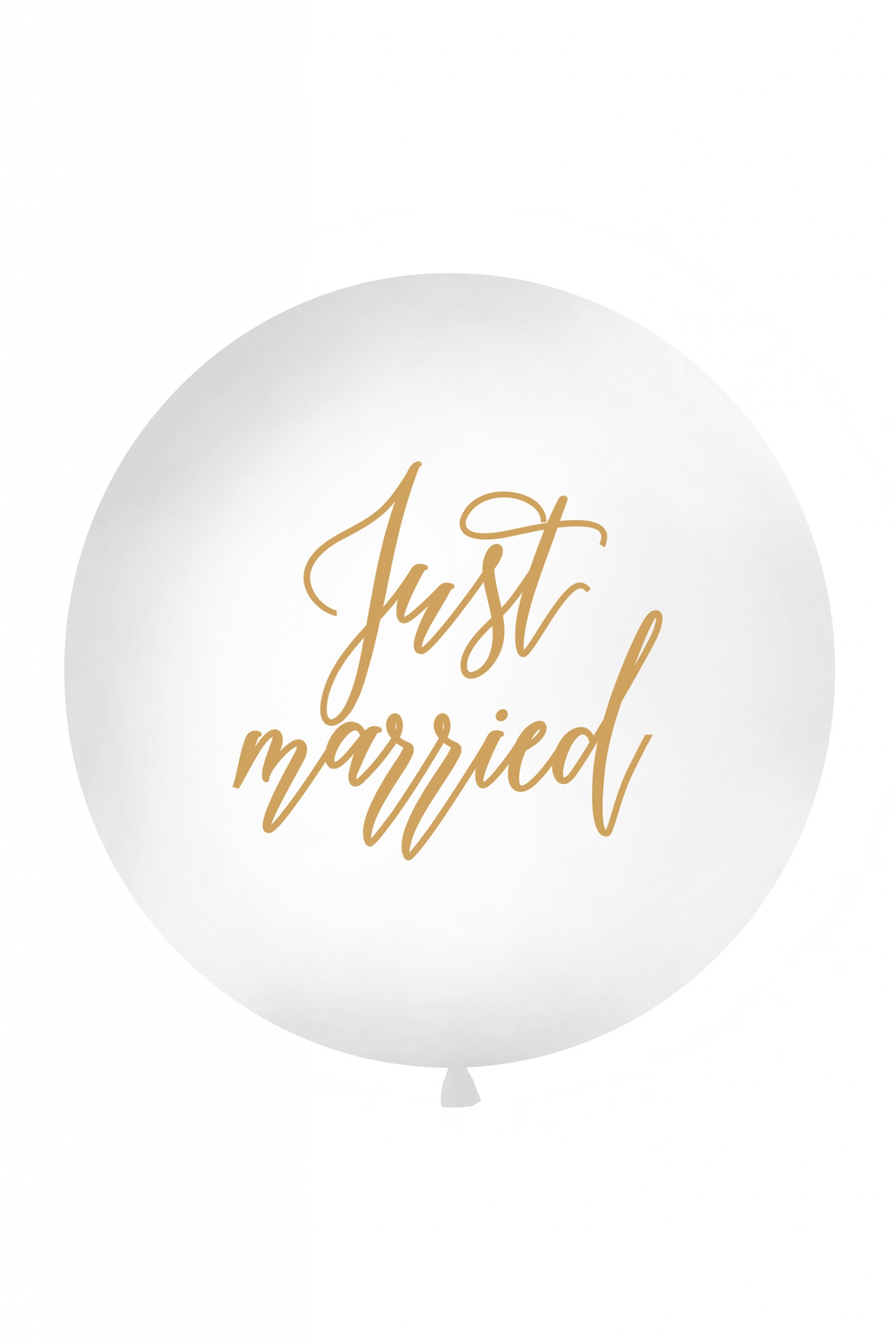 Balloon Just married