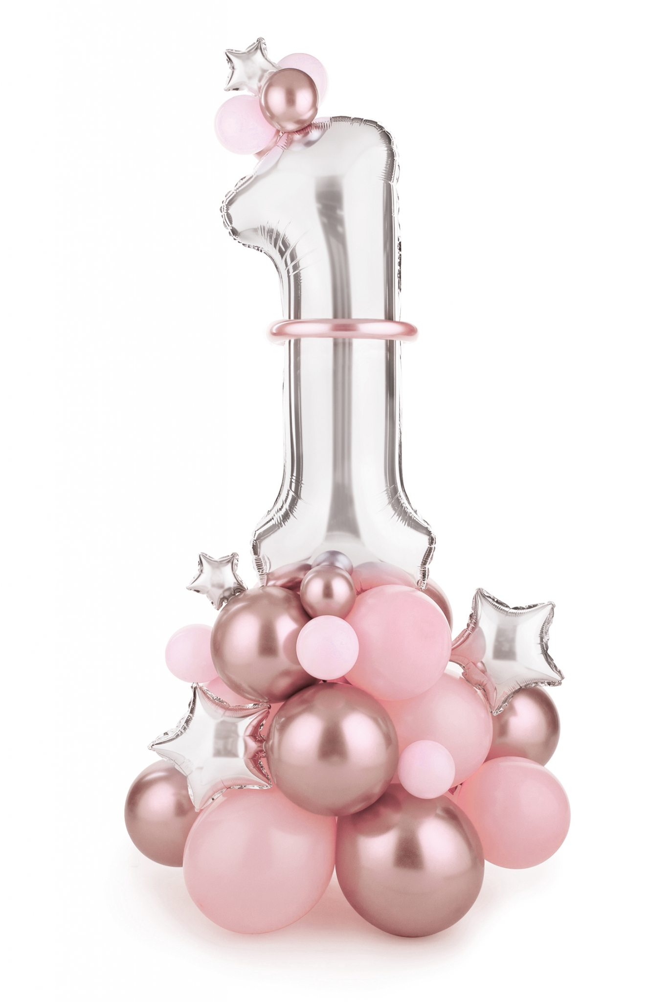 Balloon bouquet Number "1" Pink