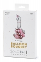 Bukiet balonów Cyfra ''1'' Różowy