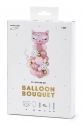 Balloon bouquet Kitten Pink