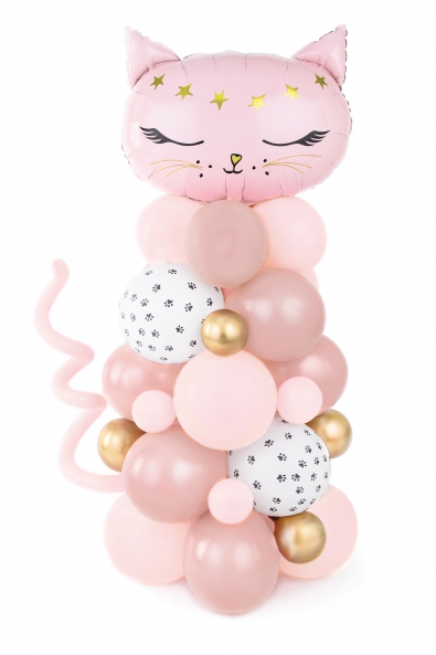 Balloon bouquet Kitten Pink