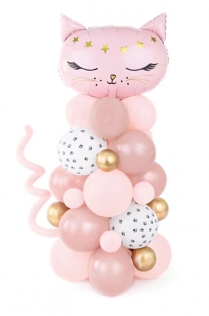 Balloon bouquet Kitten Pink
