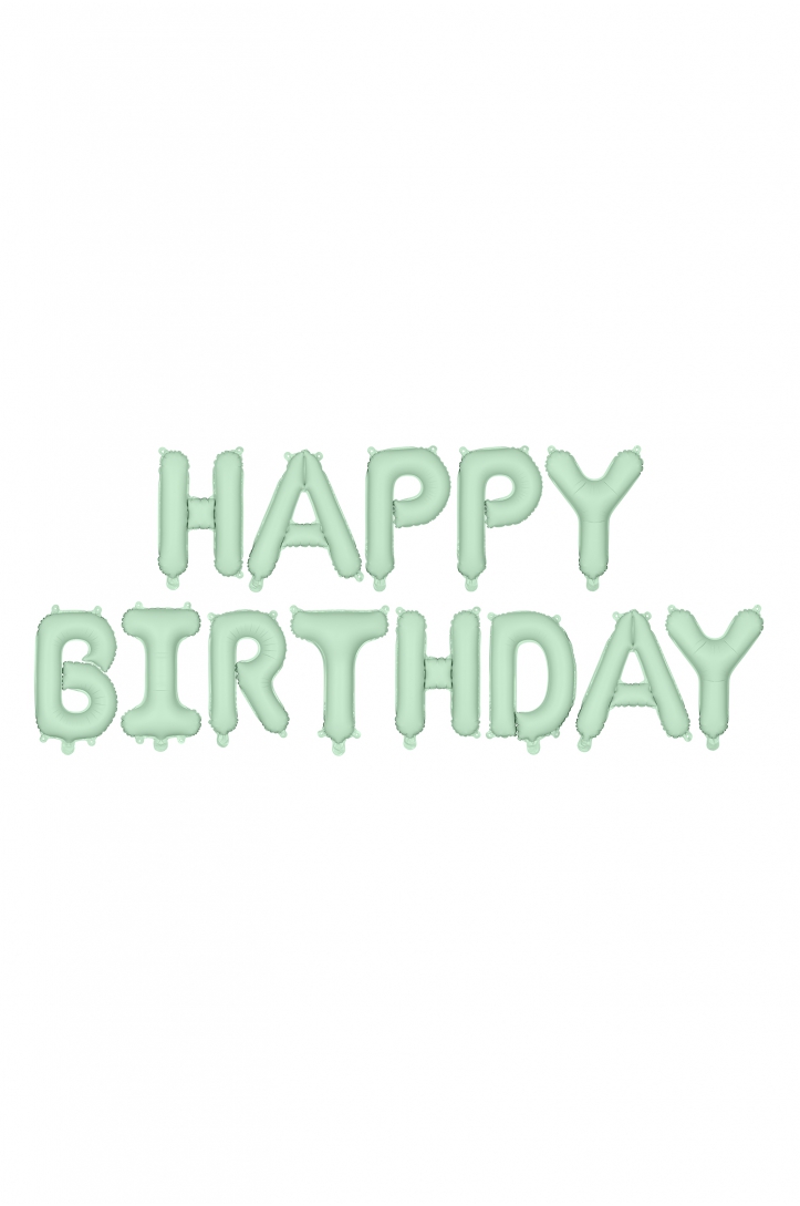 Foilballoon Matte "Happy Birthday"