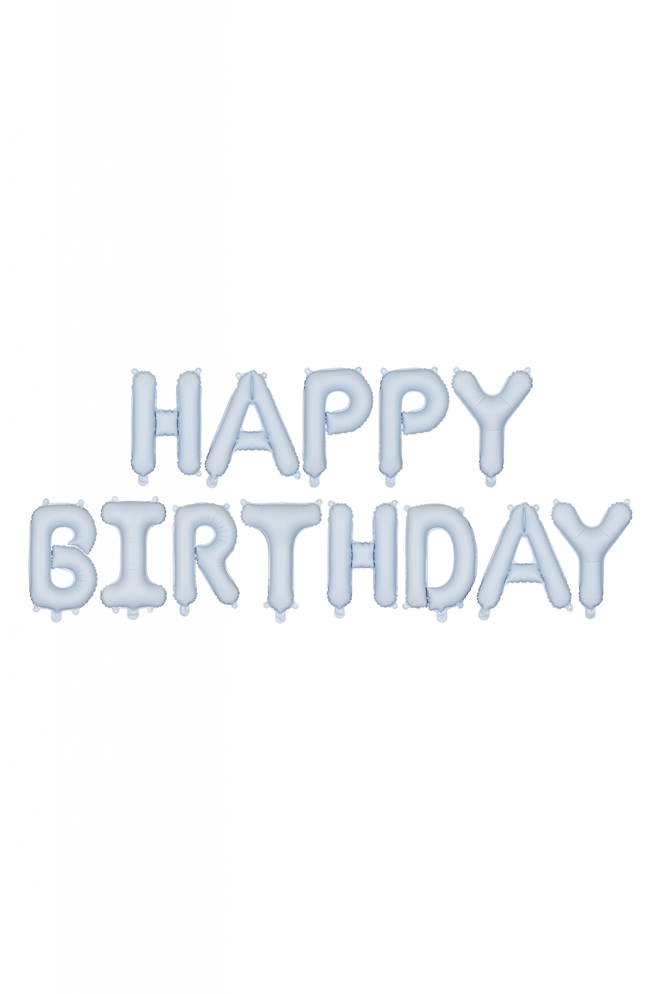 Matt-Folienballon "Happy Birthday"