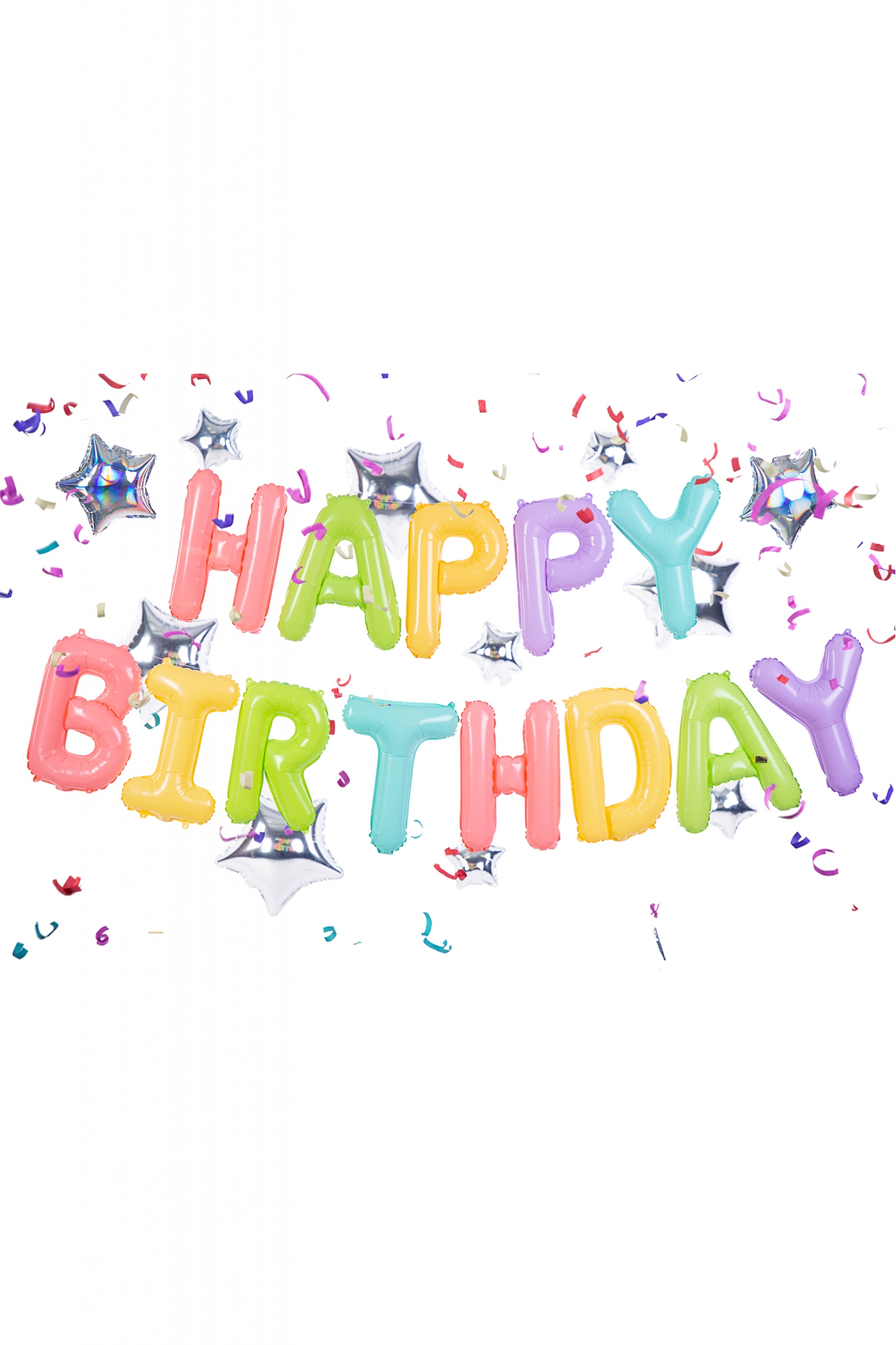 Foil Balloon Happy Birthday Mix