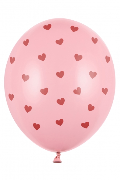 Balloons Herzen Pastell