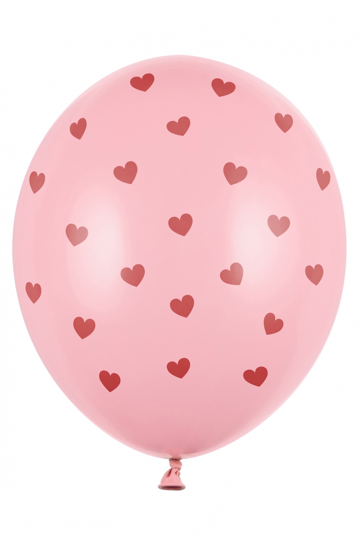 Balony Serca Pastel