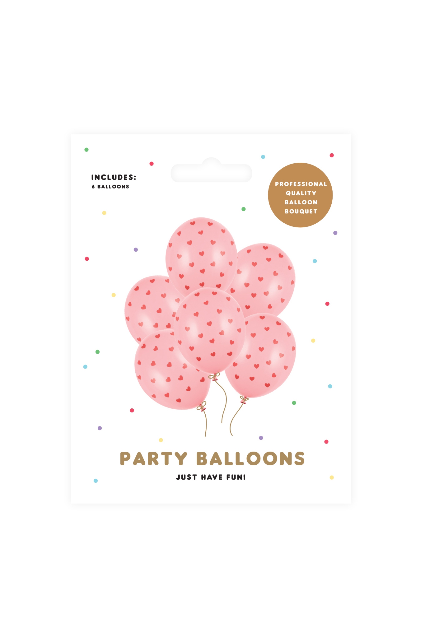 Balloons Hearts Pastel