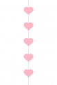 Herzgirlande Rosa