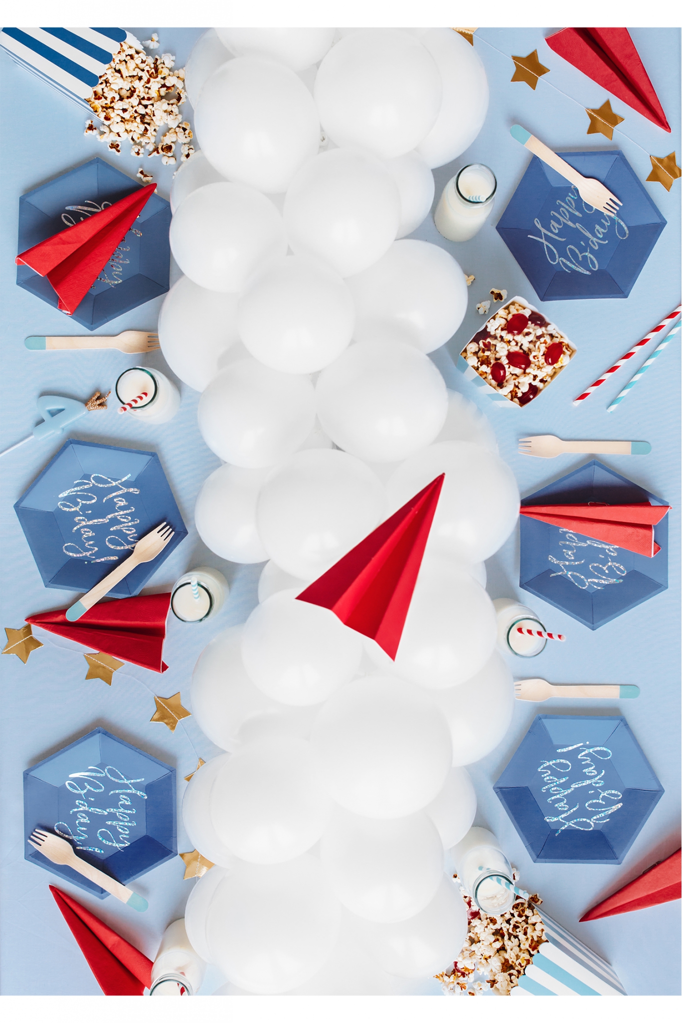 Pappteller "Happy B'day!"