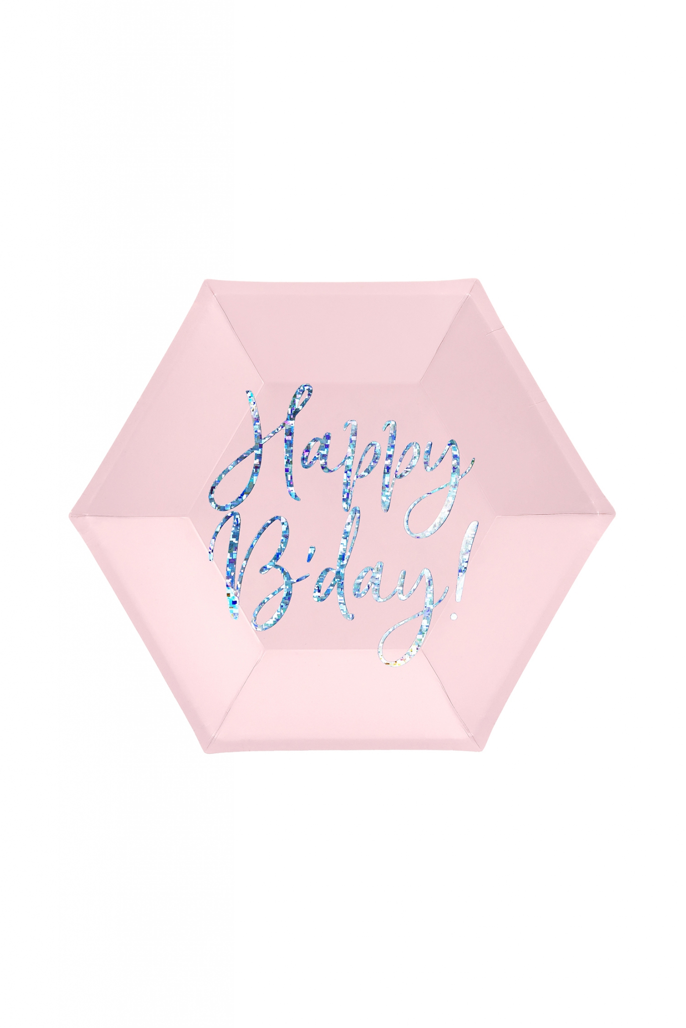 Paper plates "Happy B'day!"