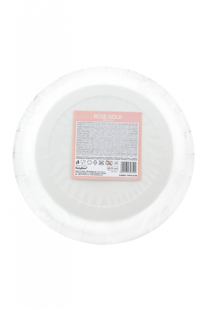 Round paper plates