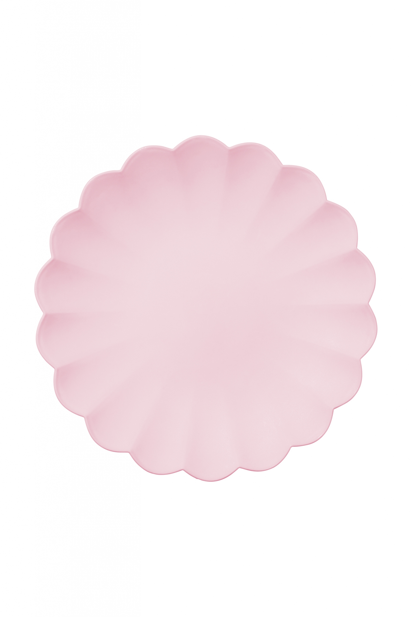 Plastikteller mit Rüschen