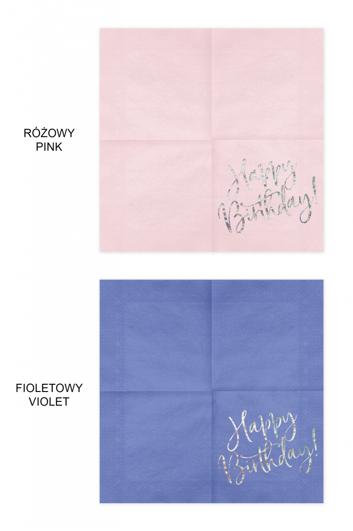 Napkins Happy Birthday