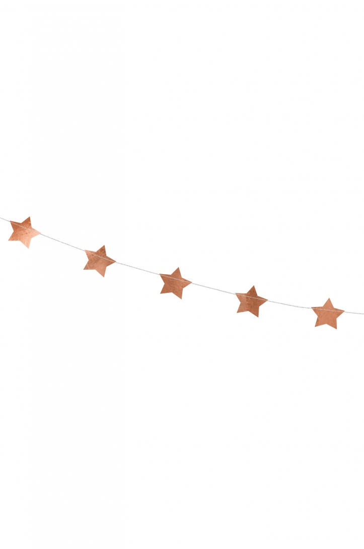 GIRLANDA GWIAZDKI ZŁOTA 3,6 M