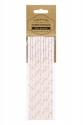 Papierstrohhalme Herzen