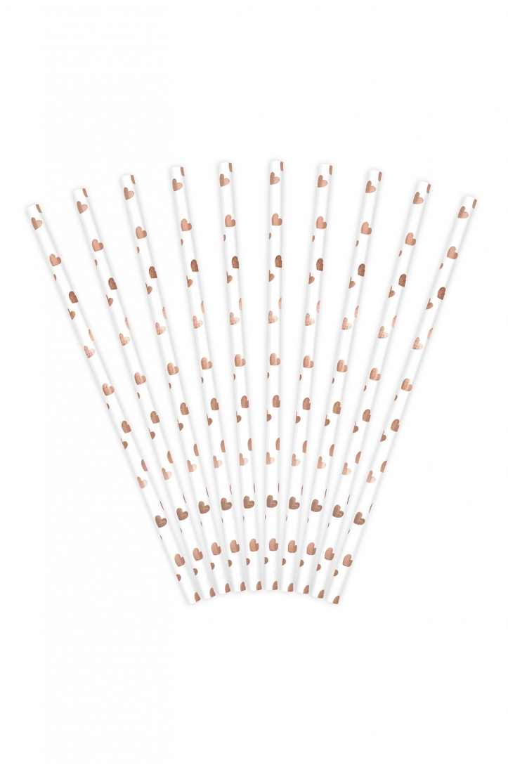 Paper straws Hearts