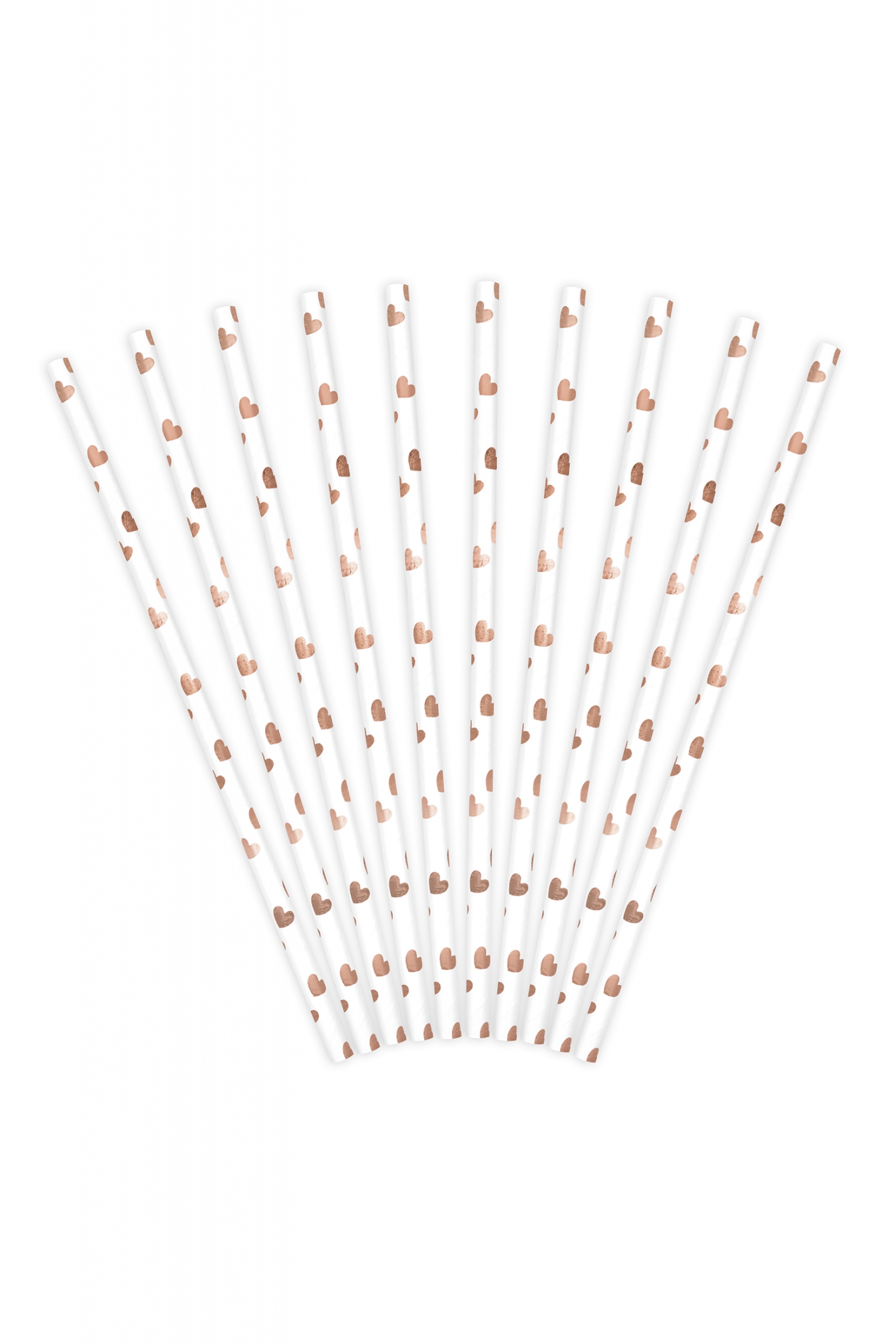 Paper straws Hearts