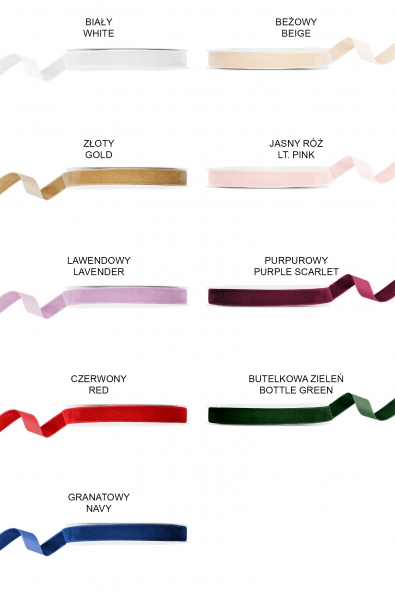 Velvet ribbon 25mm/10m