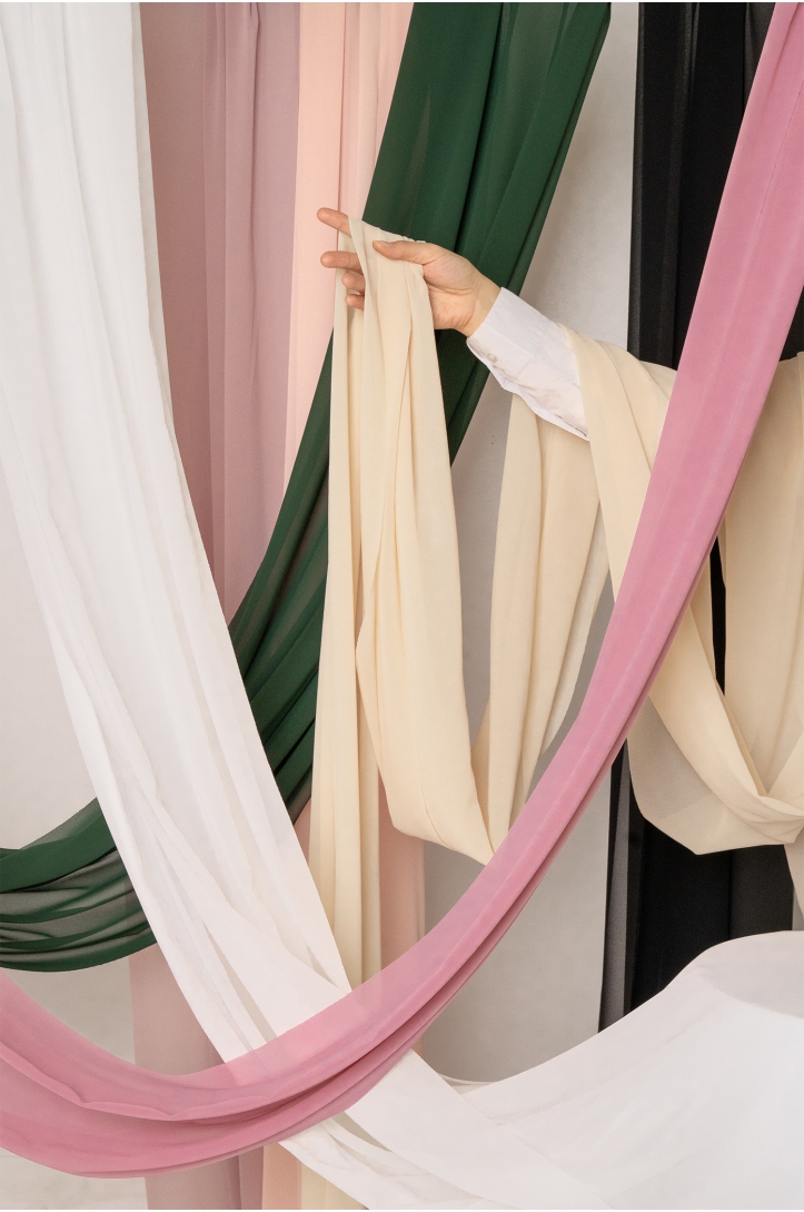 Chiffon table runner 0,48 x 5 m