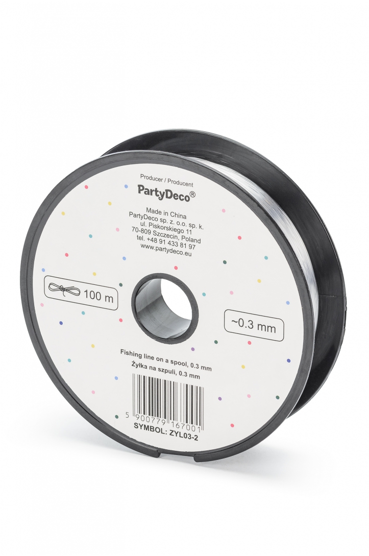 Fishing line on a spool 0,3mm