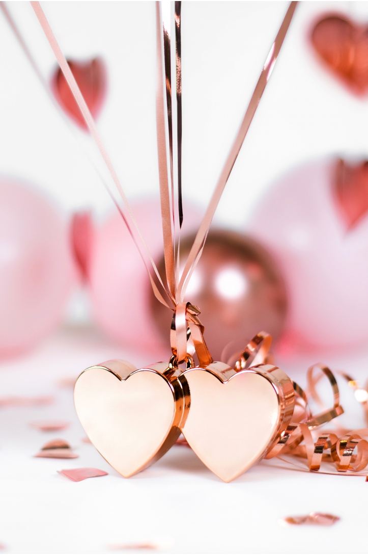 Balloon weight hearts