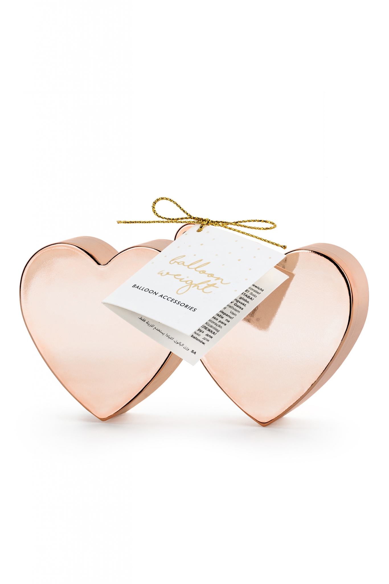 Balloon weight hearts