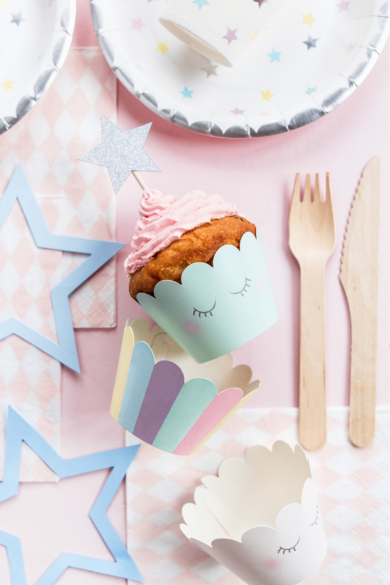 Unicorn cupcake liners
